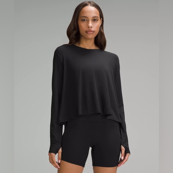 lululemon athletica Tops - Lululemon All Yours black long-sleeve shirt
